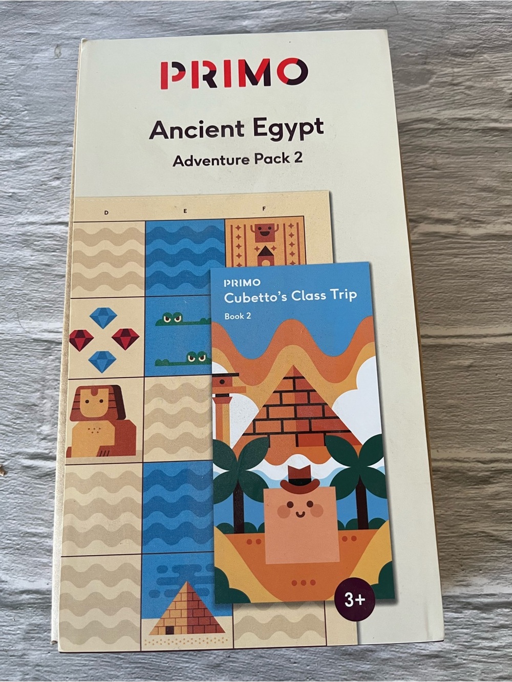 Primo Cubetto Educational Toys Adventure Pack 2 Ancient Egypt Coding Book & Map